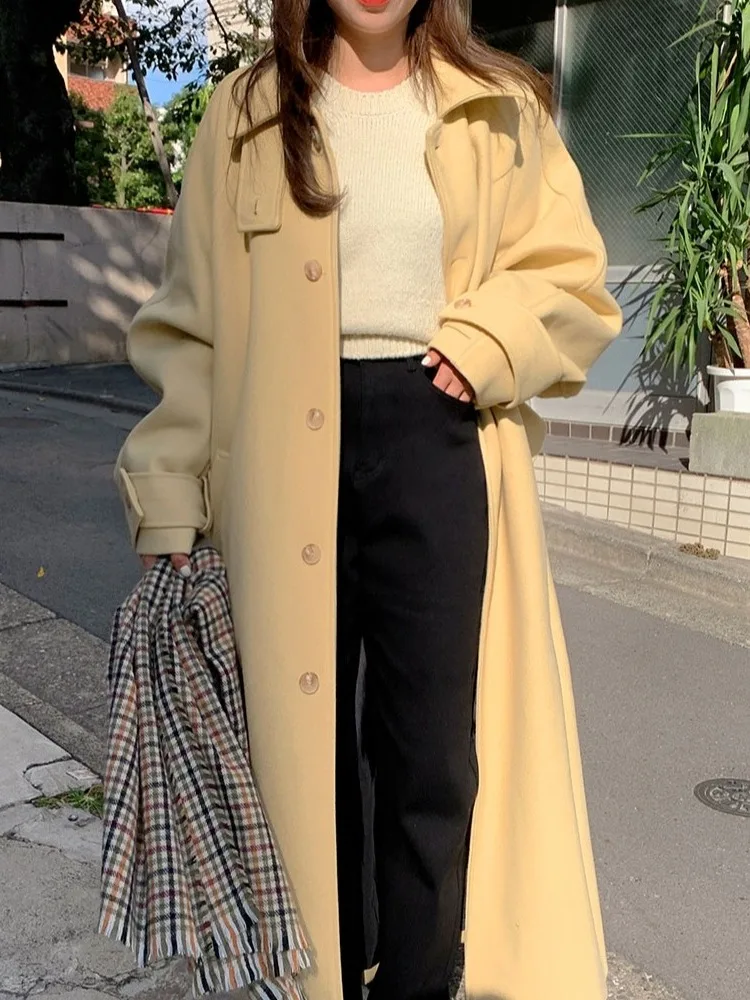 Retro Winter Faion Tweed Coat Casual Lapel Women's Briti Sle Loose Fit Comfortable Woolen Outerwear Mid-Length Single-B...
Retro Winter Faion Tweed Coat Casual Lapel Women's Briti Sle Loose Fit Comfortable Woolen Outerwear Mid-Length Single-B...