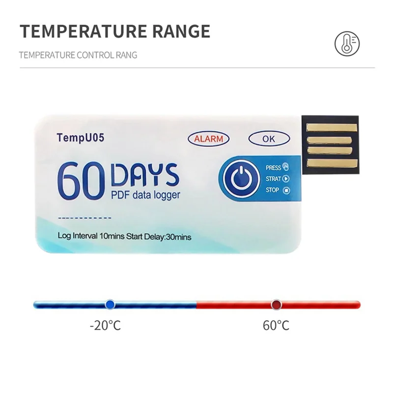 M12K-4X Tempu05 Temperature Data Logger 60 Days Disposable Temperature Analyzer PDF USB 
M12K-4X Tempu05 Temperature Data Logger 60 Days Disposable Temperature Analyzer PDF USB