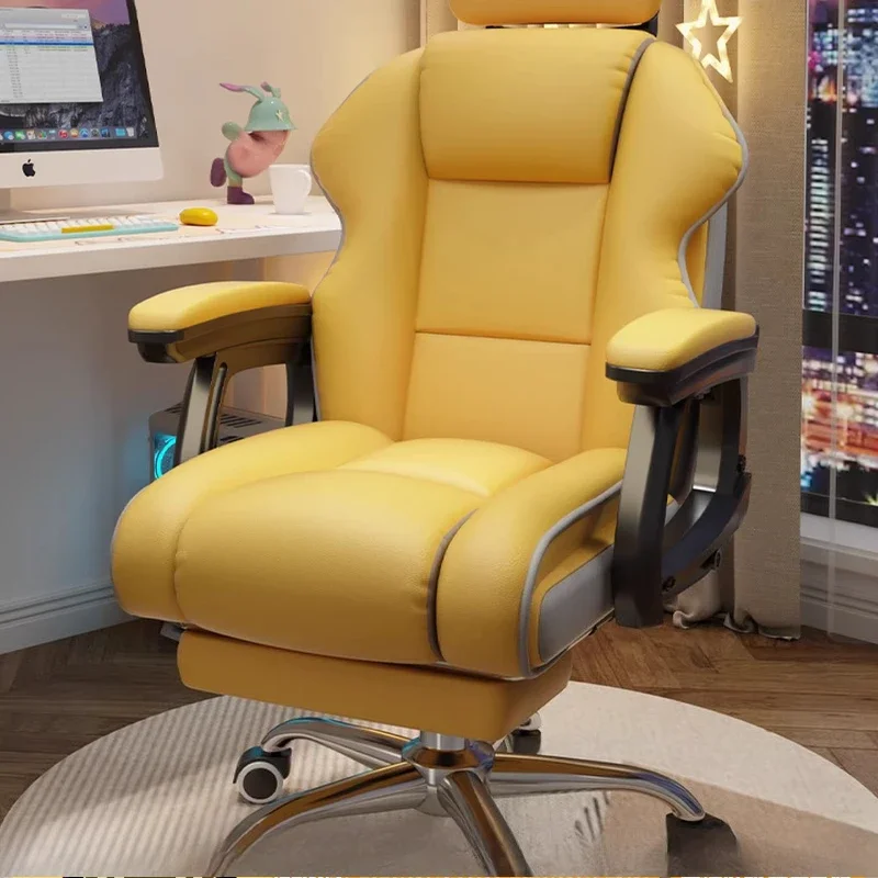 Gaming chair Home computer Comfortable sedentary game rotating Live backrest computer
Gaming chair Home computer Comfortable sedentary game rotating Live backrest computer