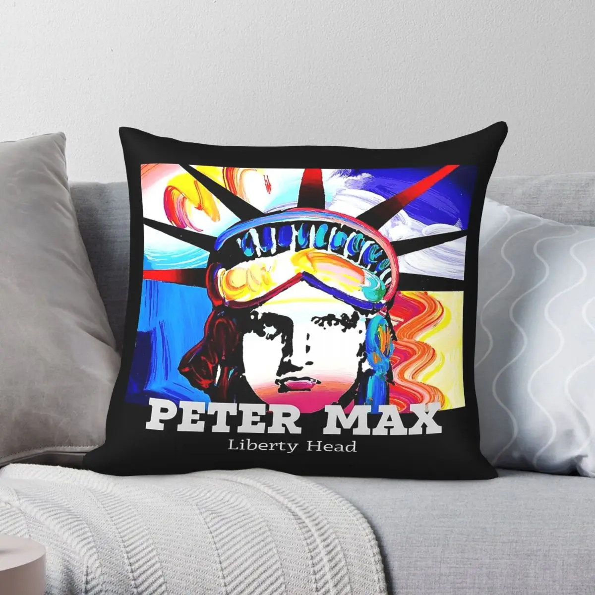 Peter Max Liberty Head Square Pillowcase Polyester Linen Velvet Printed Zip Decor Home Cushion Case
Peter Max Liberty Head Square Pillowcase Polyester Linen Velvet Printed Zip Decor Home Cushion Case
