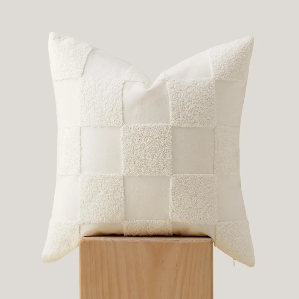 100% Cotton Checkered Tufted Boho Decorative Pillow Covers, 18x18 Square Cushions, Handcrafted in India
100% Cotton Checkered Tufted Boho Decorative Pillow Covers, 18x18 Square Cushions, Handcrafted in India