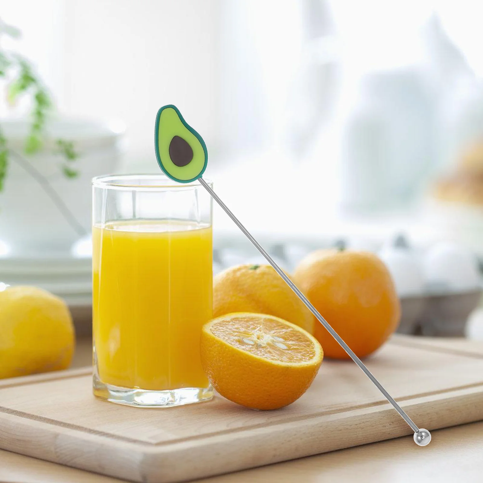 3pcs Stainless Steel Drink Stirrer Avocado Strawberry Pineapple Color Reusable Mixing Rod for Cocktail Party Wedding
3pcs Stainless Steel Drink Stirrer Avocado Strawberry Pineapple Color Reusable Mixing Rod for Cocktail Party Wedding