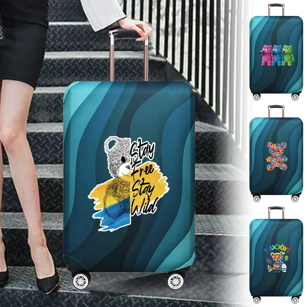 Luggage Cover Stretch Fabric Suitcase Protector Print Bear Series Baggage Dust Case Covers for18-32 Inch Suitcase Case
Luggage Cover Stretch Fabric Suitcase Protector Print Bear Series Baggage Dust Case Covers for18-32 Inch Suitcase Case