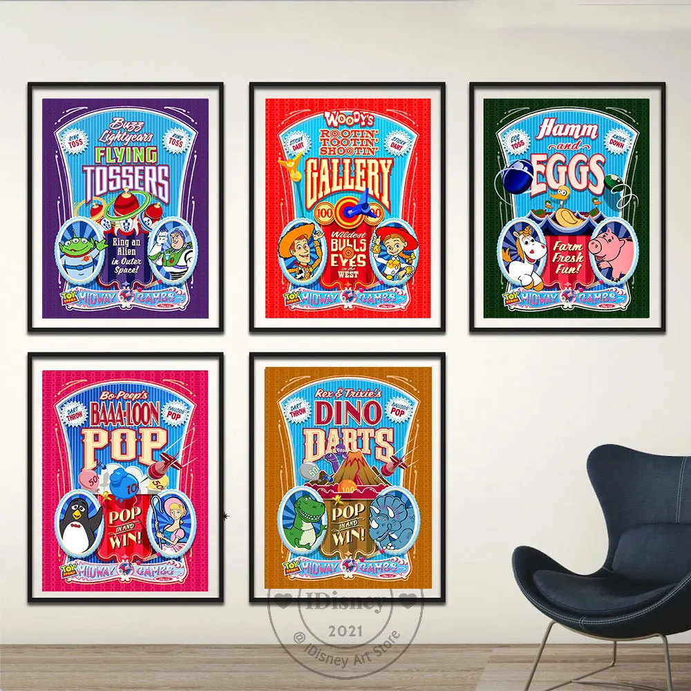 Disney Toy Story Movies Poster And Print Cartoon Character Canvas Painting Home Decor Wall Art Picture Nursery Kids Room Decor
Disney Toy Story Movies Poster And Print Cartoon Character Canvas Painting Home Decor Wall Art Picture Nursery Kids Room Decor
