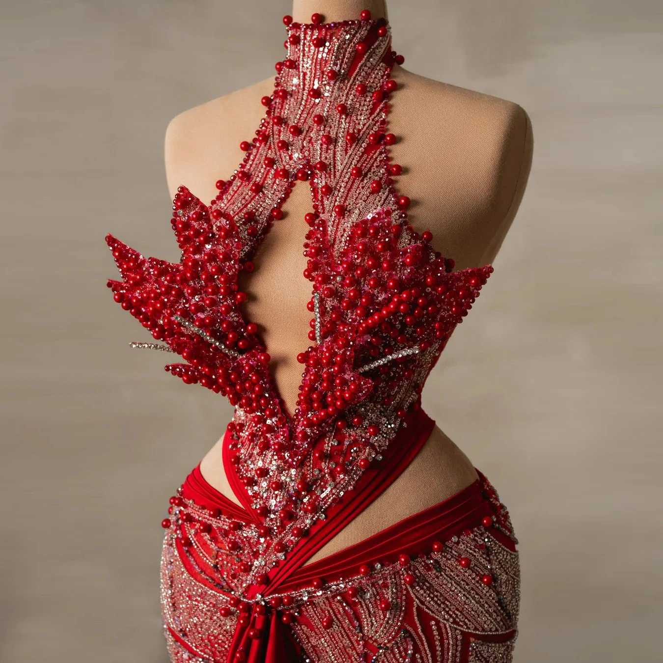 Customized Charming Pearl Beaded Mermaid Wedding Dress 2025 High Grade Crimson Yarn Dress African African Sequin Bridal Dress
Customized Charming Pearl Beaded Mermaid Wedding Dress 2025 High Grade Crimson Yarn Dress African African Sequin Bridal Dress