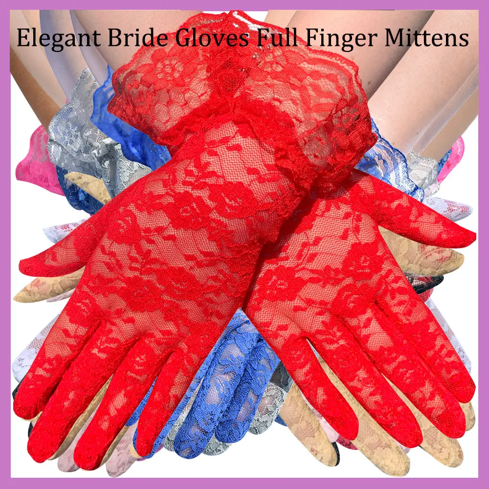 5Pairs Women Sexy Lace Short Gloves Sunscreen Breathable Thin Soft Female Gloves Elegant Bride Gloves Full Finger Mittens
5Pairs Women Sexy Lace Short Gloves Sunscreen Breathable Thin Soft Female Gloves Elegant Bride Gloves Full Finger Mittens