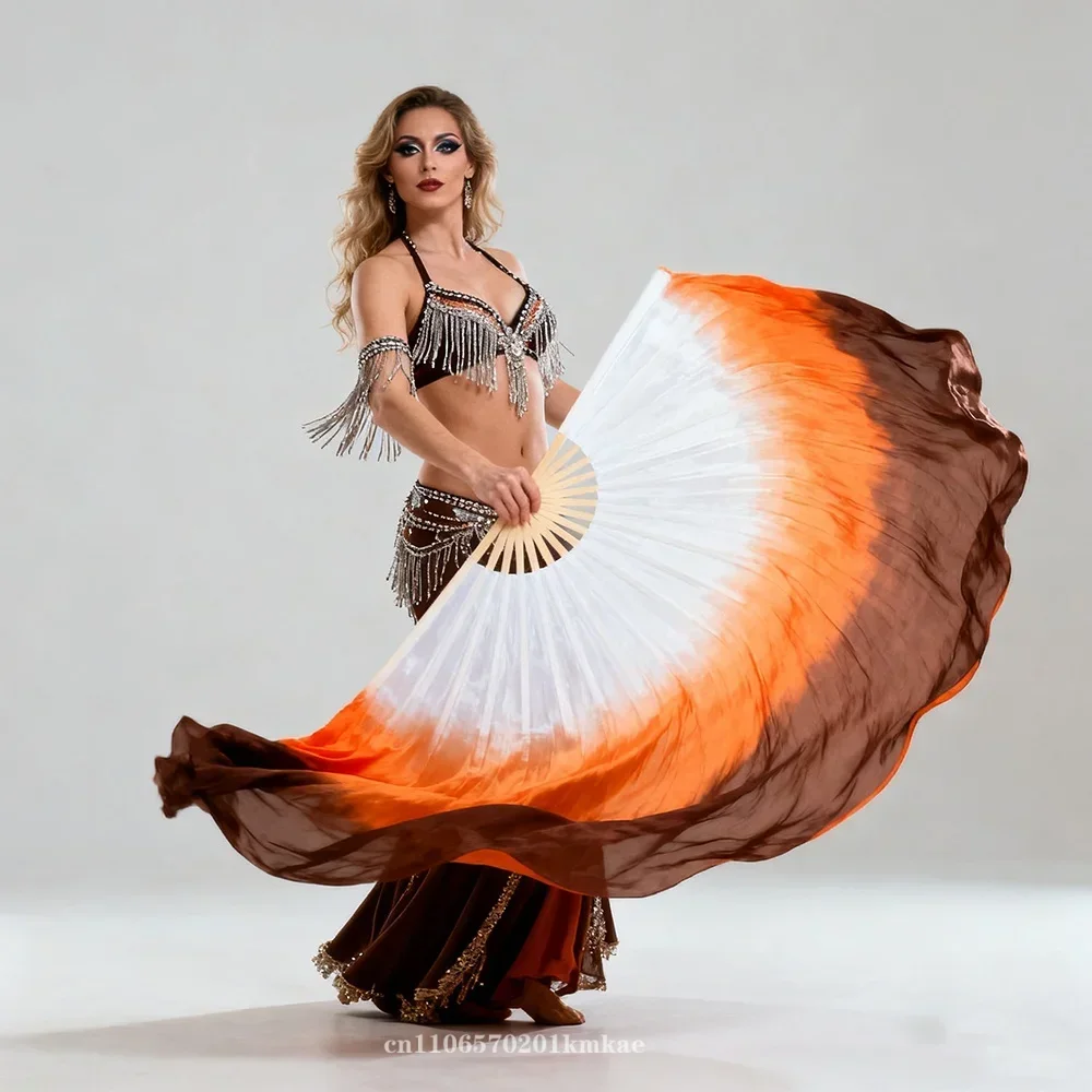 100% Real Silk Double Sided Fan Veil 2 Layers Extra Long 86cm Colorful Flowy Belly Dance Props Stage Performance Chinese
100% Real Silk Double Sided Fan Veil 2 Layers Extra Long 86cm Colorful Flowy Belly Dance Props Stage Performance Chinese
