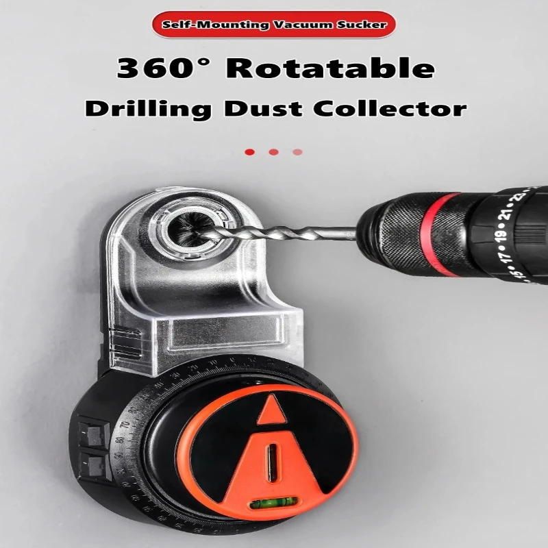 Electric Self-mounting Vacuum Sucker Drilling 2 in 1 Drill Dust Collector & Laser Level 360° Rotatable Drilling Dust Collector
Electric Self-mounting Vacuum Sucker Drilling 2 in 1 Drill Dust Collector & Laser Level 360° Rotatable Drilling Dust Collector
