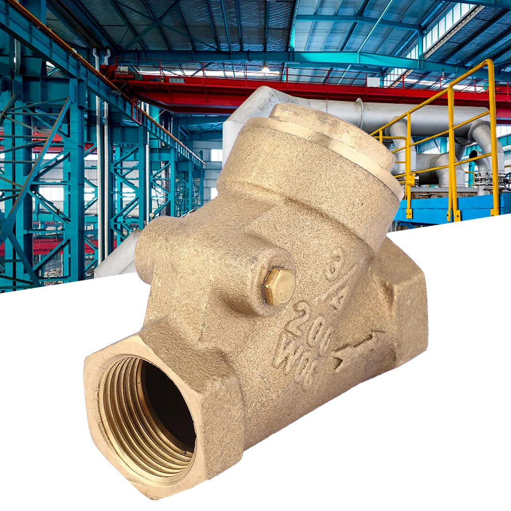 NPT 3/4in Thread Brass Check Valve Y Type One Way Check Valve 1.6Mpa for Water Gas
NPT 3/4in Thread Brass Check Valve Y Type One Way Check Valve 1.6Mpa for Water Gas