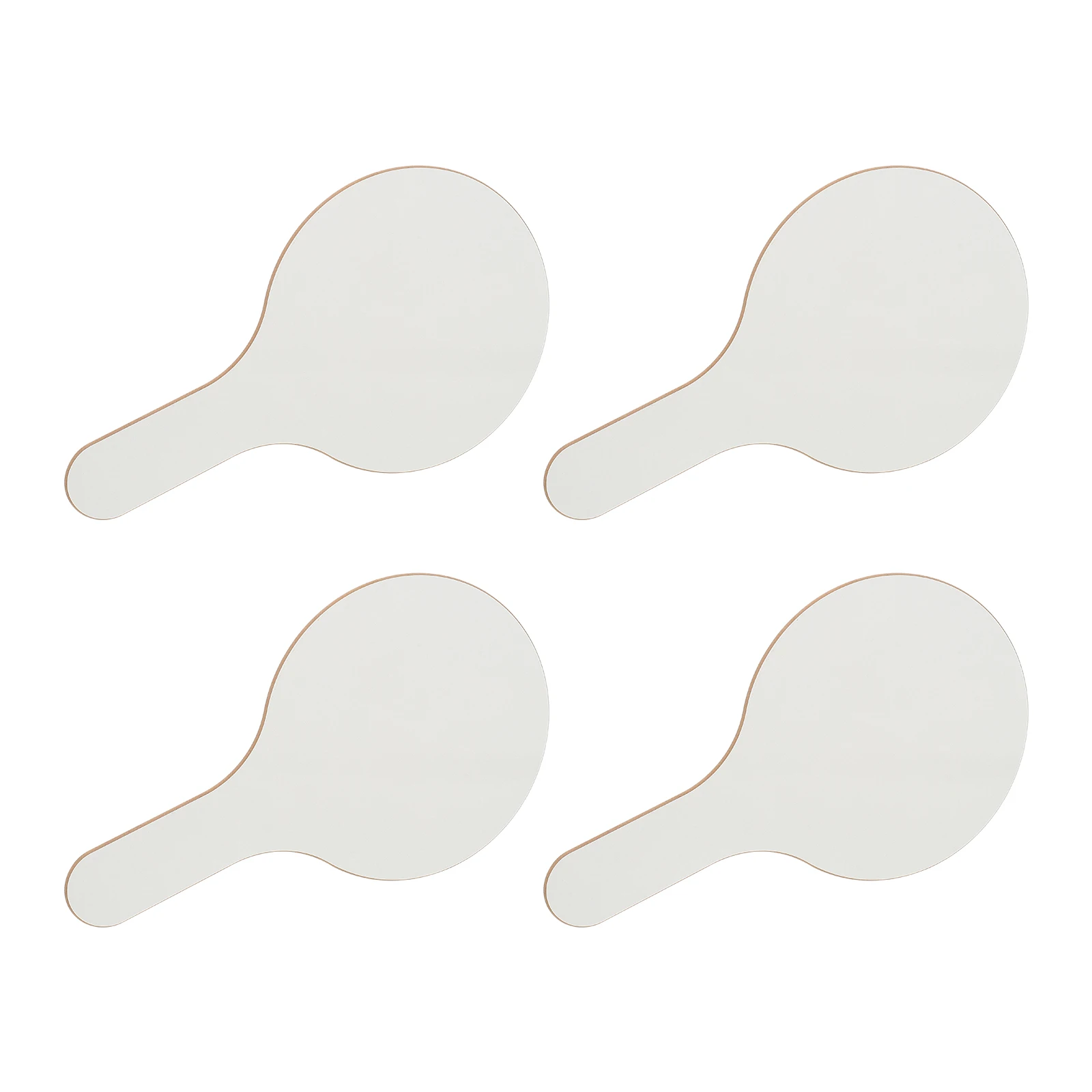 4pcs Double-Sided Dry Erase Whiteboard Paddle Reusable Answer Board Handle Portable For Students School Supplies
4pcs Double-Sided Dry Erase Whiteboard Paddle Reusable Answer Board Handle Portable For Students School Supplies