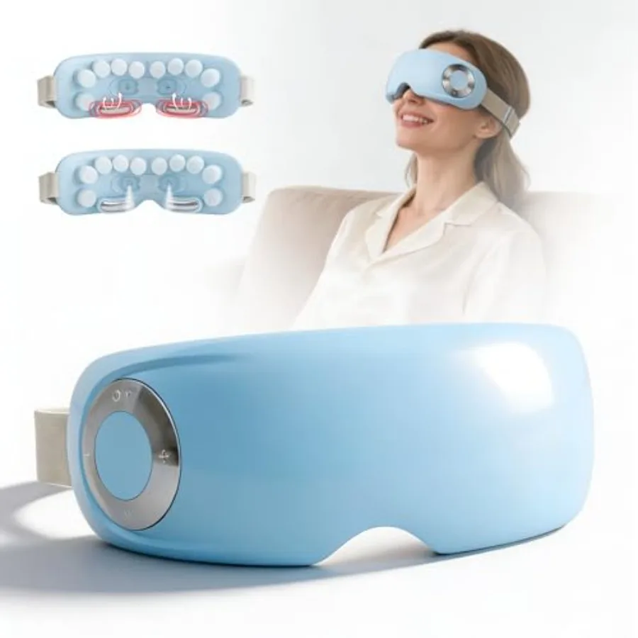 Массажер для глаз с функцией увлажнения и тепловой терапии, 4 режима, Bluetooth-устройство для массажа глаз, для снятия сухости и усталости глаз, подарок
Массажер для глаз с функцией увлажнения и тепловой терапии, 4 режима, Bluetooth-устройство для массажа глаз, для снятия сухости и усталости глаз, подарок