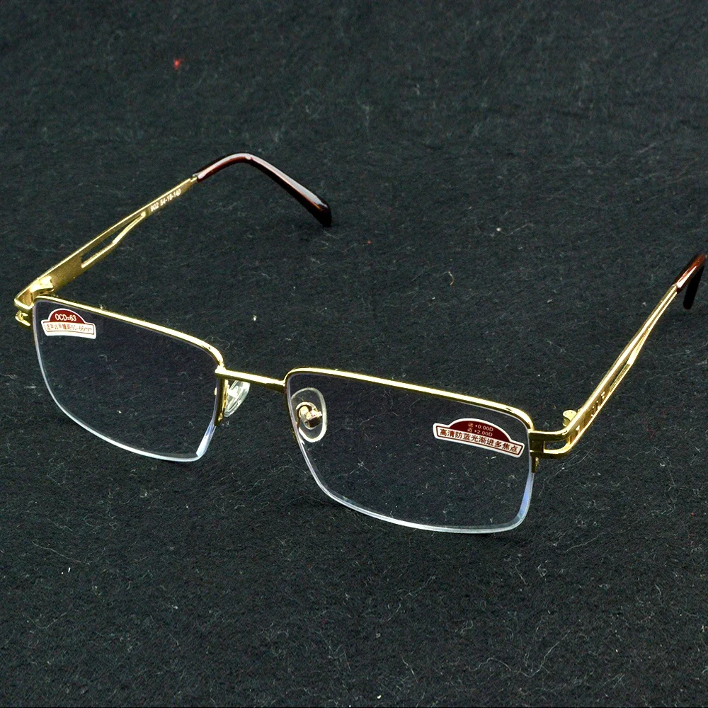 NOMANOV Men Titanium Alloy Half Rim Gold Men Progressive Reading Glasses +1 +1.5 +2 +2.5 +3 +3.5 +4
NOMANOV Men Titanium Alloy Half Rim Gold Men Progressive Reading Glasses +1 +1.5 +2 +2.5 +3 +3.5 +4