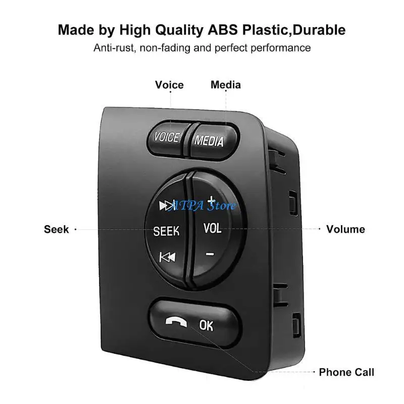 U13C Steering Wheel Control Switch Button for F-250 F-350 F-550 BC3Z9C88CA
U13C Steering Wheel Control Switch Button for F-250 F-350 F-550 BC3Z9C88CA