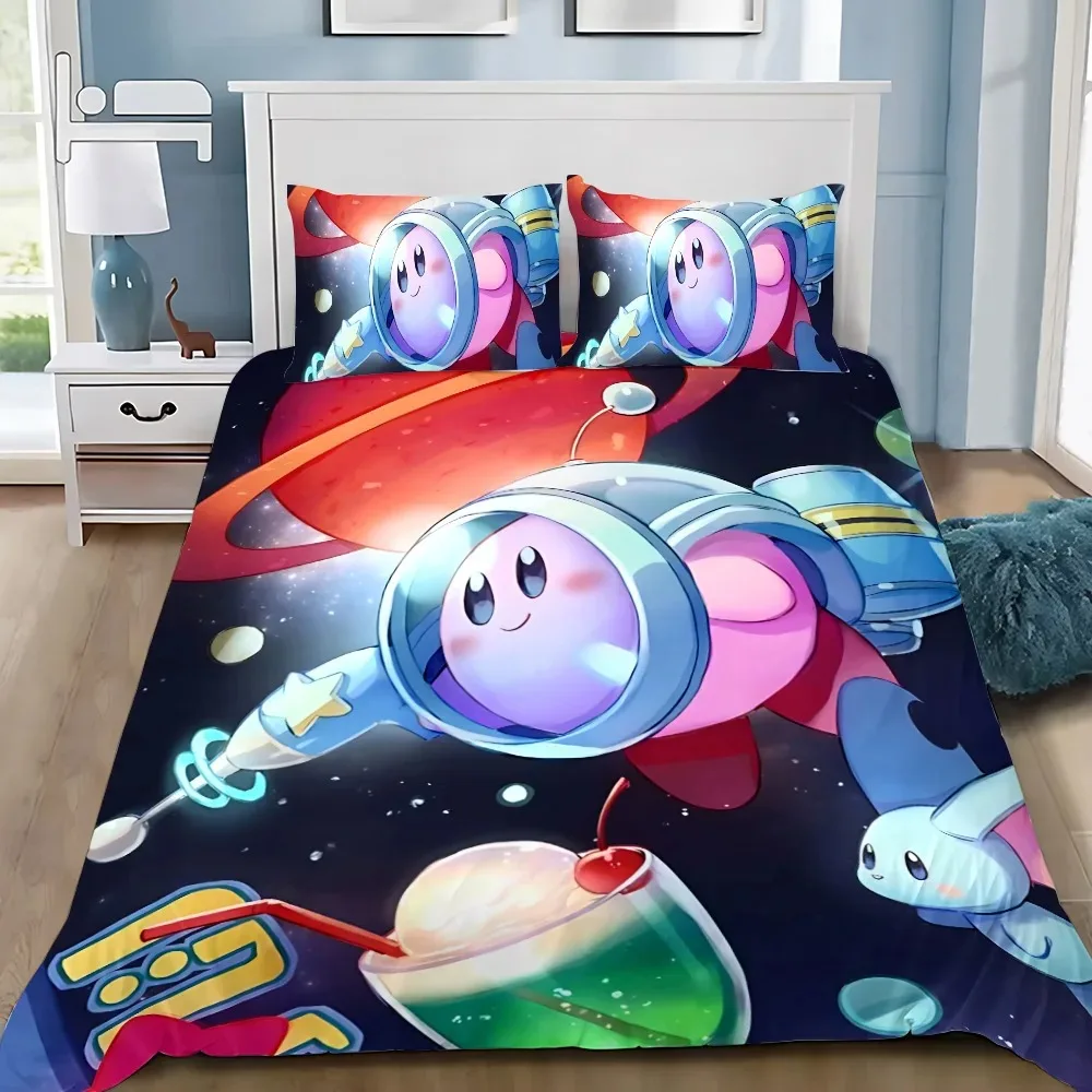 Пододеяльник Kirbys Star Allies 3D изысканная игра аниме цифровая печать комплект постельного белья одеяло кровать молодежный домашний декор детский подарок для мальчика
Пододеяльник Kirbys Star Allies 3D изысканная игра аниме цифровая печать комплект постельного белья одеяло кровать молодежный домашний декор детский подарок для мальчика