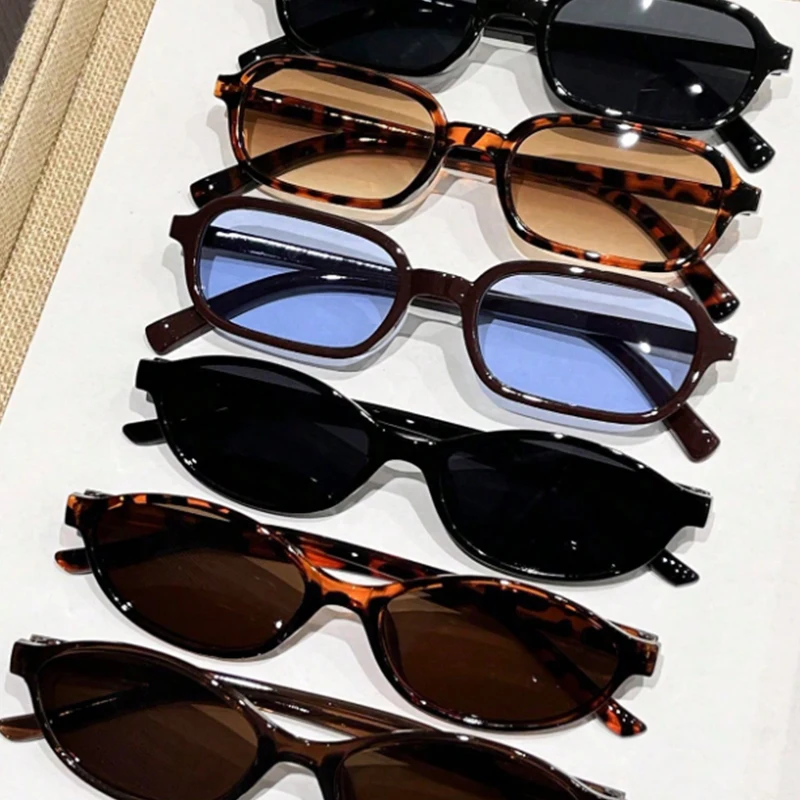 6Pcs Y2K Millennium Style Retro Oval Sunglasses, Multiple Styles, Uv Protection, Photo-Ready, Unique Fashion, Unisex
6Pcs Y2K Millennium Style Retro Oval Sunglasses, Multiple Styles, Uv Protection, Photo-Ready, Unique Fashion, Unisex