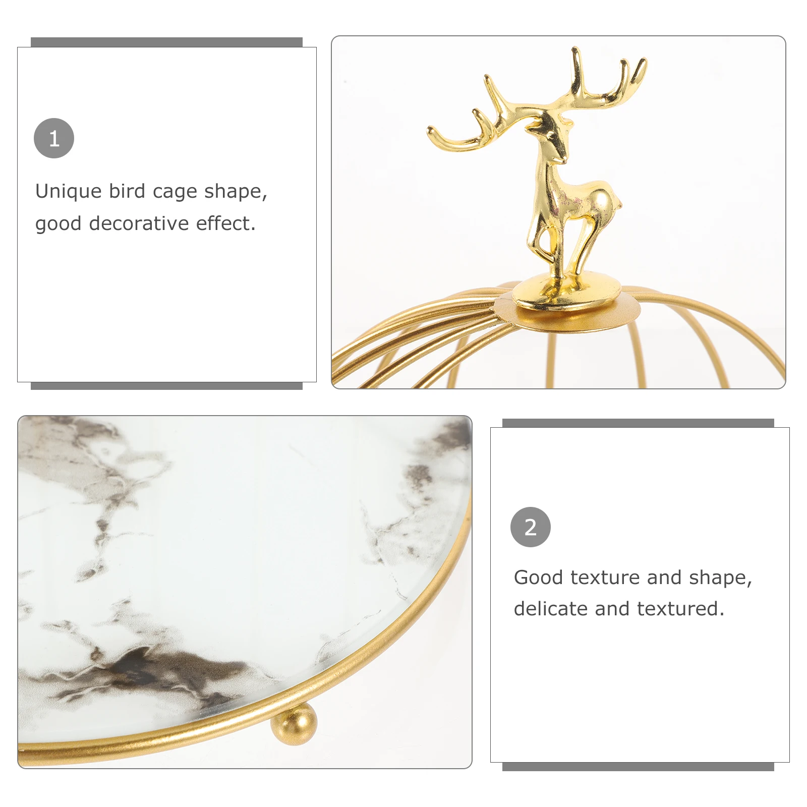 Deer Head Display Stand Bird Cage Makeup Organizer Rack Iron Material Desk Storage Perfume Tray Cosmetics Holder
Deer Head Display Stand Bird Cage Makeup Organizer Rack Iron Material Desk Storage Perfume Tray Cosmetics Holder
