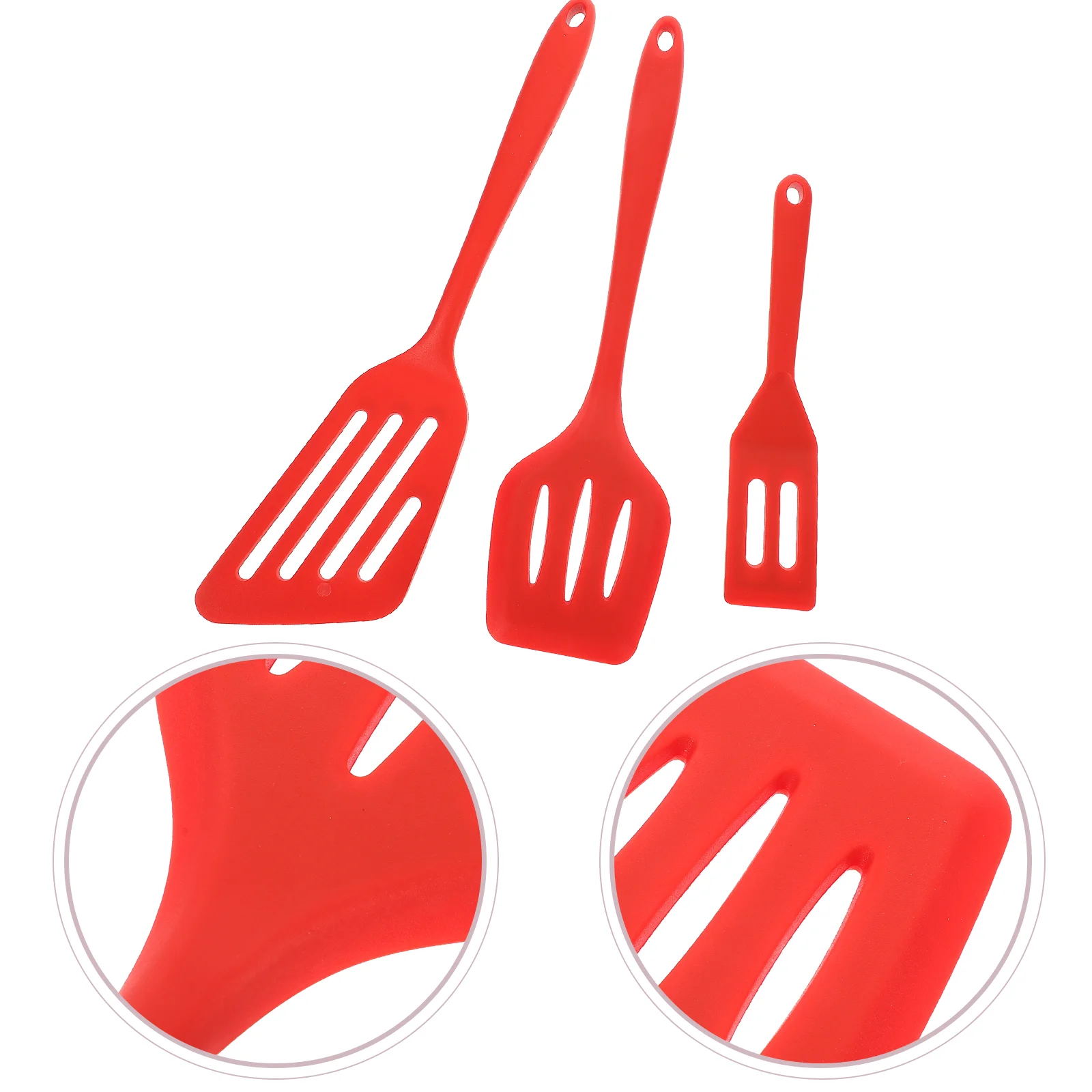 3 Pcs Frying Pan Silicone Spatula Cooking Pans Nonstick Kitchen Gadgets Silica Gel Slotted Non-stick Pot
3 Pcs Frying Pan Silicone Spatula Cooking Pans Nonstick Kitchen Gadgets Silica Gel Slotted Non-stick Pot