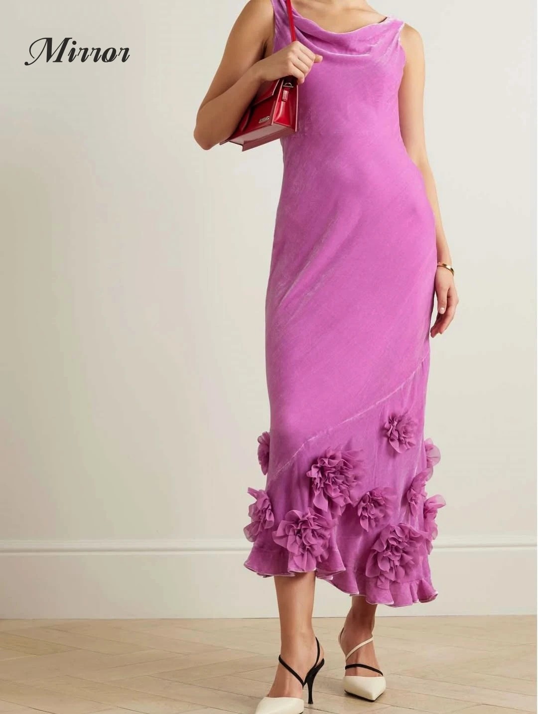 Mirror Dress Elegant Vintage Sweet Purple Flowers Velvet Mermaid New Customize Formal Occasion Prom Dress Evening Party Gowns
Mirror Dress Elegant Vintage Sweet Purple Flowers Velvet Mermaid New Customize Formal Occasion Prom Dress Evening Party Gowns