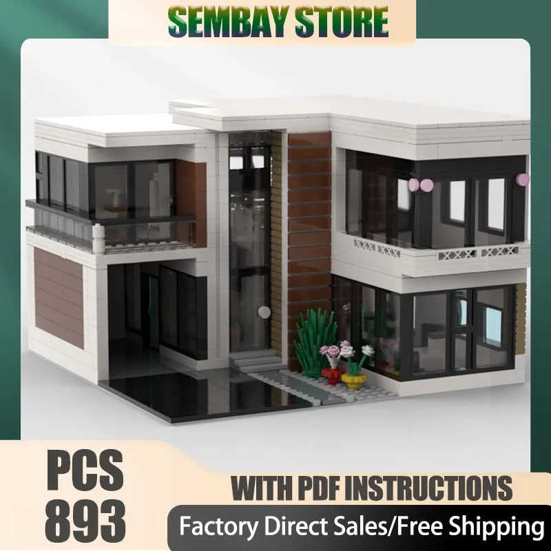 City Street View Moc Building Brick Modular Modern House Model Technology Blocks Christmas DIY Toy Construction Holidays Gift
City Street View Moc Building Brick Modular Modern House Model Technology Blocks Christmas DIY Toy Construction Holidays Gift