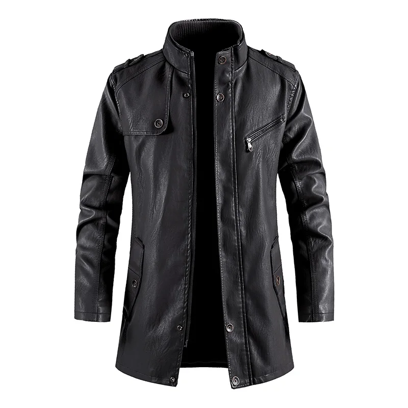 Men Bomber Leather Jacket 2024 New Anti-wind Lapel Solid Casual Slim Fit Jacket Coats Motorcycle PU Leather Jacket Fashion
Men Bomber Leather Jacket 2024 New Anti-wind Lapel Solid Casual Slim Fit Jacket Coats Motorcycle PU Leather Jacket Fashion