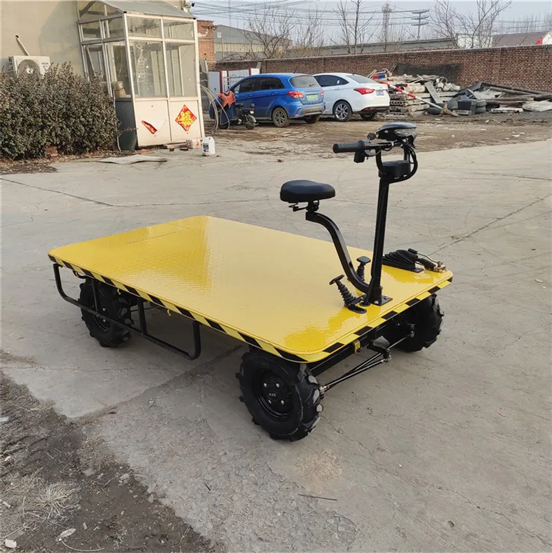2.5 * 1.25 meters large electric flat truck, truck pulled at storage site
2.5 * 1.25 meters large electric flat truck, truck pulled at storage site