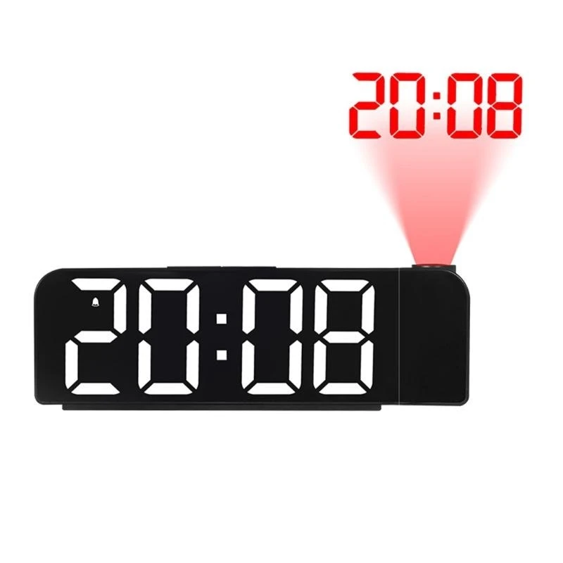 Easy To Read Projection Clock For Bedrooms With Rotating Projector&Date Display R6FB
Easy To Read Projection Clock For Bedrooms With Rotating Projector&Date Display R6FB