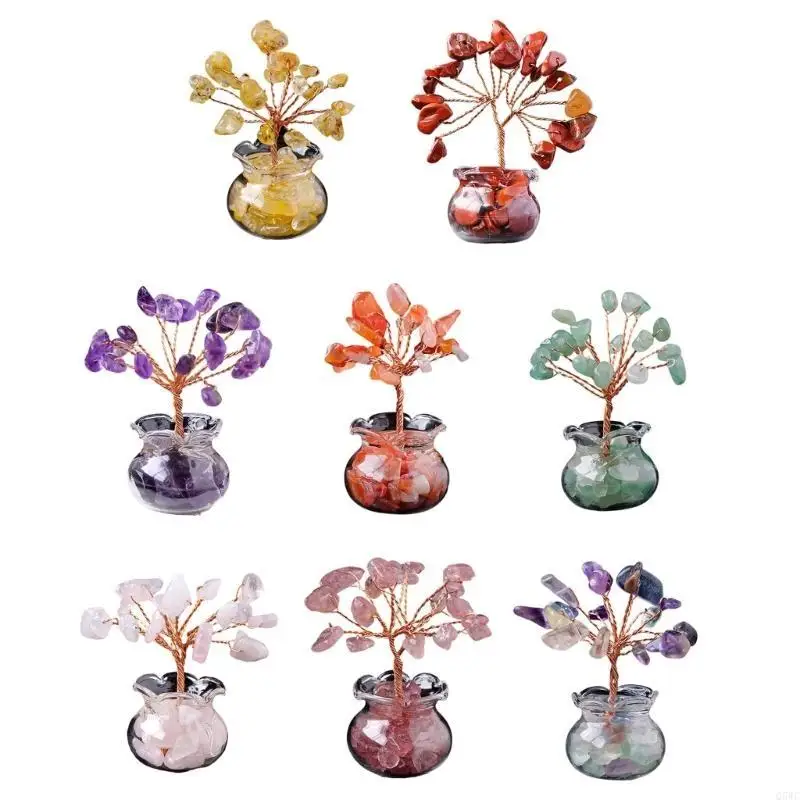 Natural Crystal Money Tree Ornament for Home Office Decoration Enhancing Energy Q5WC
Natural Crystal Money Tree Ornament for Home Office Decoration Enhancing Energy Q5WC