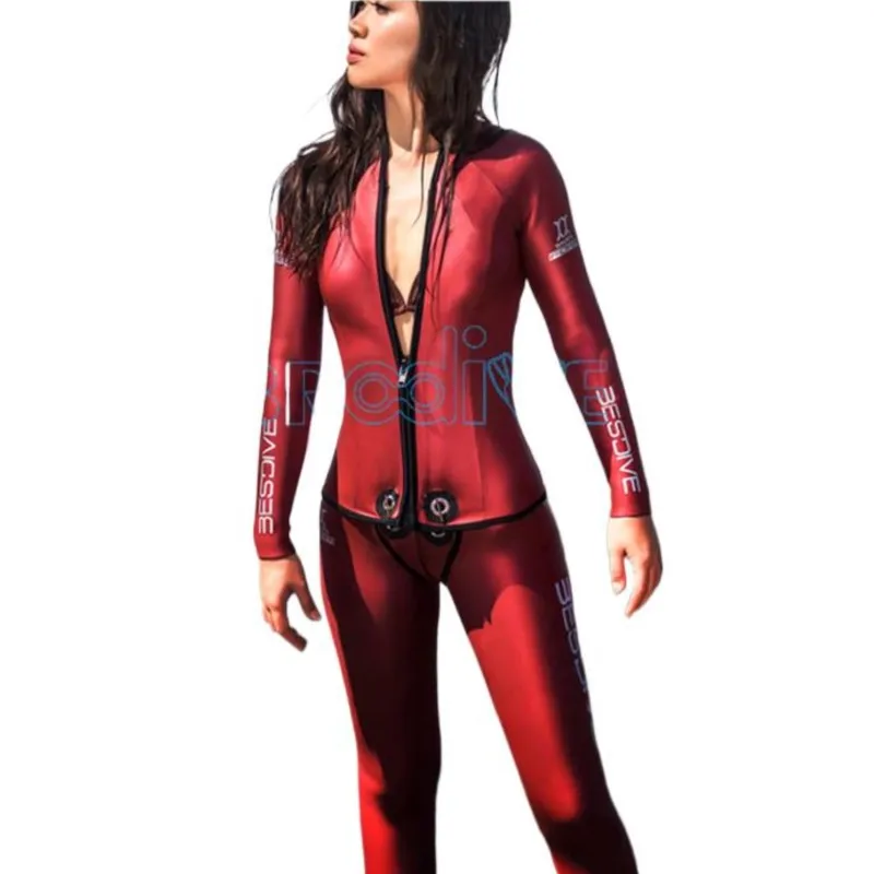 3MM Men's And Women's Wetsuits Zipper Split Scuba Free Drysuit Diving Wet Suit Warm And Cold-proof Diving Suit
3MM Men's And Women's Wetsuits Zipper Split Scuba Free Drysuit Diving Wet Suit Warm And Cold-proof Diving Suit