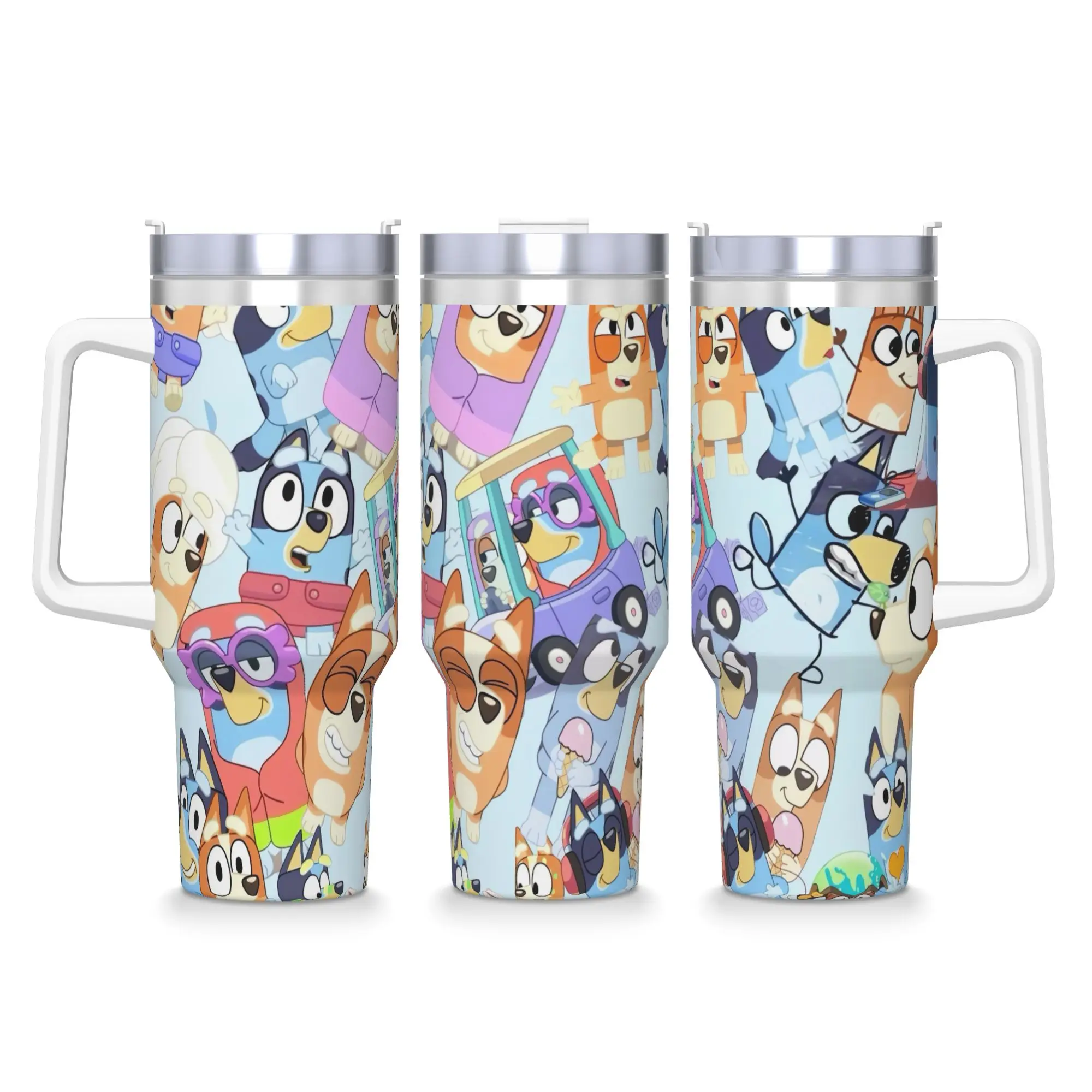 Cartoon Blueey Cute Dog Tumbler Hot Drinks Keep Heat Stainless Steel Water Bottle With Handle Camping Mugs Cup
Cartoon Blueey Cute Dog Tumbler Hot Drinks Keep Heat Stainless Steel Water Bottle With Handle Camping Mugs Cup