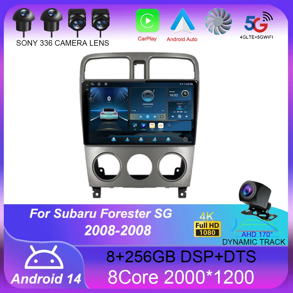 Android 14 For Subaru Forester SG 2002 - 2008 Car Radio Multimedia Video Player Navigation stereo GPS
Android 14 For Subaru Forester SG 2002 - 2008 Car Radio Multimedia Video Player Navigation stereo GPS