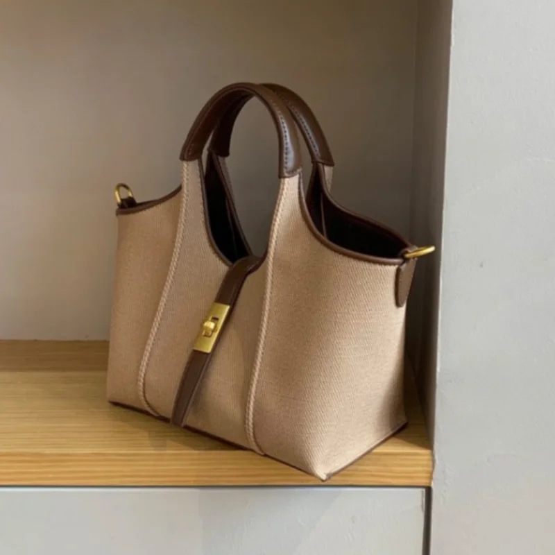 Basket of vegetables bag versatile bucket bag handbag women's new large capacity commuting single shoulder crossbody tote bag
Basket of vegetables bag versatile bucket bag handbag women's new large capacity commuting single shoulder crossbody tote bag