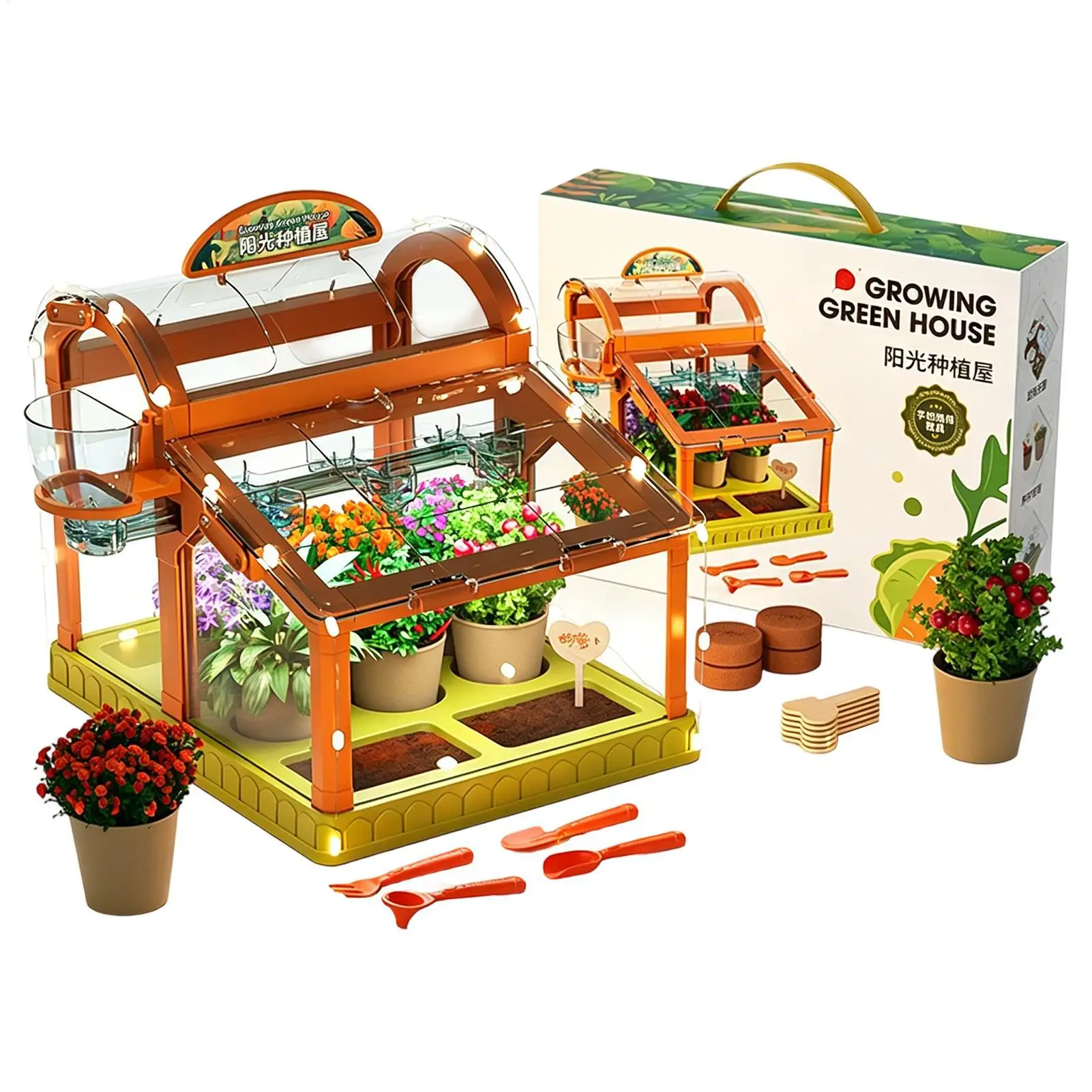 Kids Plant Growing Kit Educational Science Toy Gardening for Children Boys Girls Classroom Home Farm Nature Flower Learning
Kids Plant Growing Kit Educational Science Toy Gardening for Children Boys Girls Classroom Home Farm Nature Flower Learning
