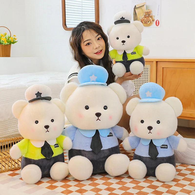 2026 New Kawaii Police Teddy Bear Plush Toy Stuffed Doll Large Pillow Cute Bear for Kids Birthday Xmas Gift Stuffed Animal
2026 New Kawaii Police Teddy Bear Plush Toy Stuffed Doll Large Pillow Cute Bear for Kids Birthday Xmas Gift Stuffed Animal