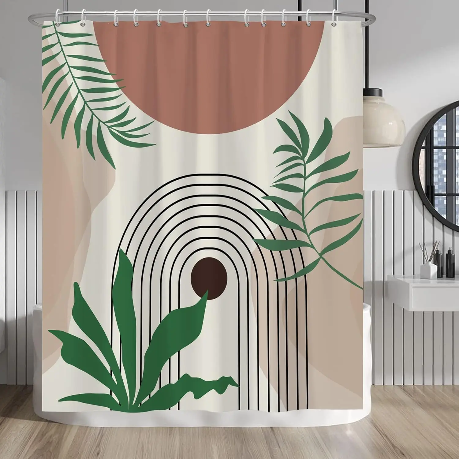 Boho Jungle Tropical Shower Curtain Polyester Waterproof Bathroom Decor Abstract Botanical Leaves Modern Mid Century Style Bath
Boho Jungle Tropical Shower Curtain Polyester Waterproof Bathroom Decor Abstract Botanical Leaves Modern Mid Century Style Bath