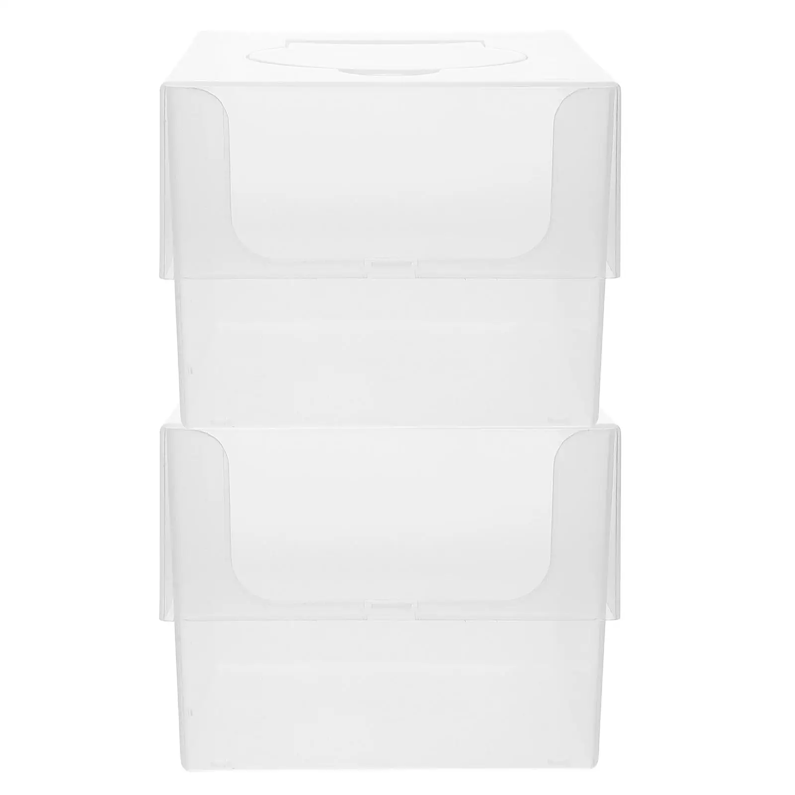 2Pcs Wet Tissue Box Transparent Square Pullout Disposable Face Towel Storage Plastic Baby Wipes Container Refillable Clean
2Pcs Wet Tissue Box Transparent Square Pullout Disposable Face Towel Storage Plastic Baby Wipes Container Refillable Clean