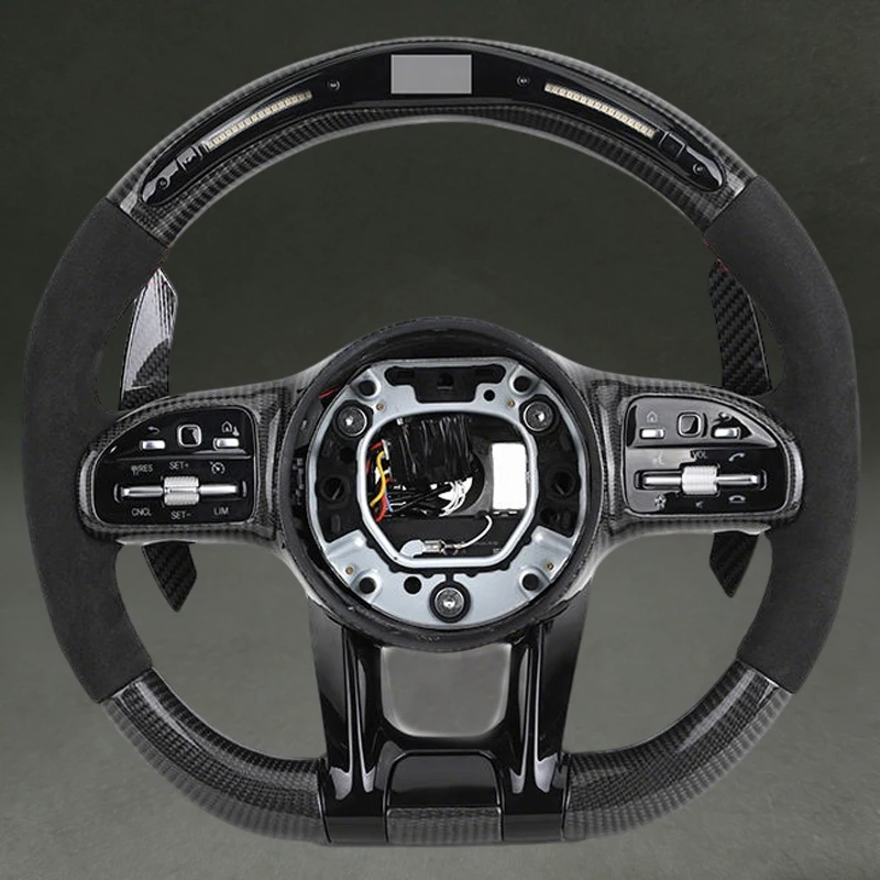 High Quality Real Carbon Fiber Steering Wheel for W809 W204 W212 W205 W218 with Perforated Leather DIY Suede for Benz W809 W205
High Quality Real Carbon Fiber Steering Wheel for W809 W204 W212 W205 W218 with Perforated Leather DIY Suede for Benz W809 W205