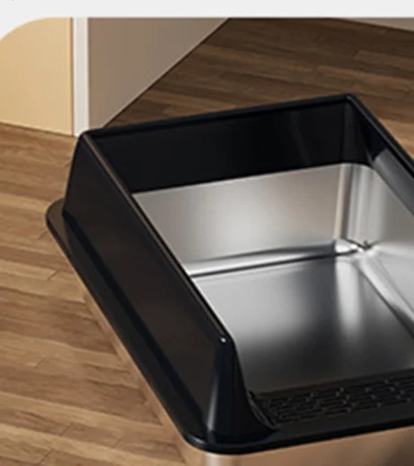 Лоток из нержавеющей стали, полузакрытый, герметичный, брызгозащищенный, лоток для домашних животных, легко чистящийся кошачий туалет с совок для гостиной
Лоток из нержавеющей стали, полузакрытый, герметичный, брызгозащищенный, лоток для домашних животных, легко чистящийся кошачий туалет с совок для гостиной