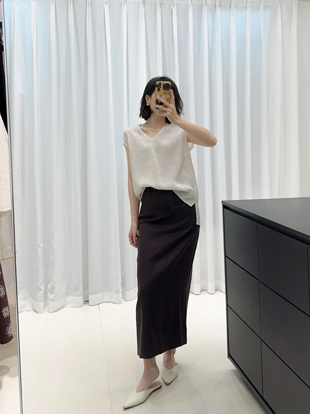 New women's clothing for the summer of 2025Cotton silk top with shoulder sleeves
New women's clothing for the summer of 2025Cotton silk top with shoulder sleeves