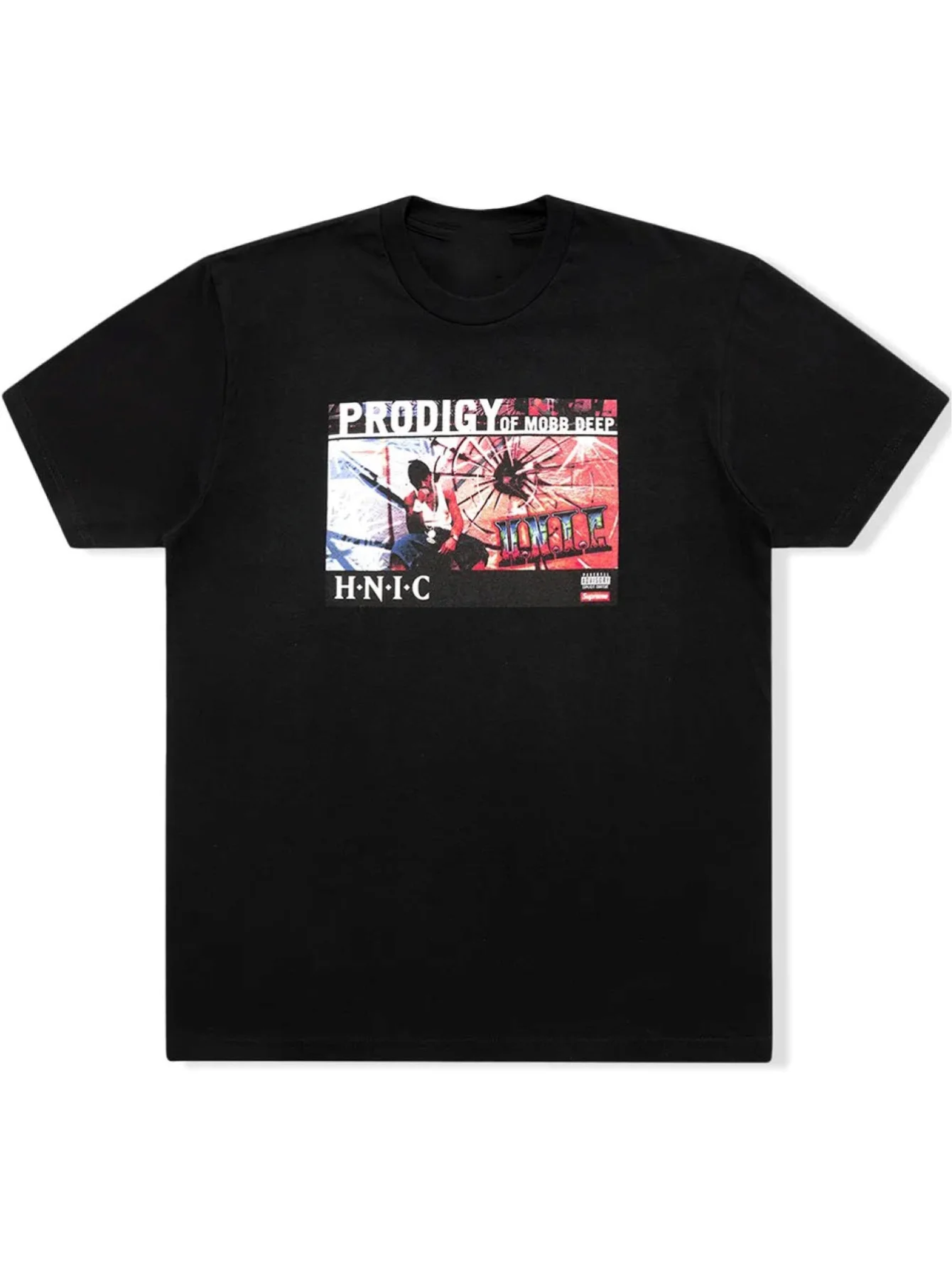 Men's Black Graphic T-Shirt - Prodigy of Mobb Deep H.N.I.C. Album Artwork Tee | Streetwear Hip Hop Fashion | Regular Fit Short S
Men's Black Graphic T-Shirt - Prodigy of Mobb Deep H.N.I.C. Album Artwork Tee | Streetwear Hip Hop Fashion | Regular Fit Short S