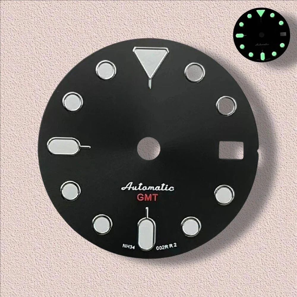 28.5mm S Logo NH34/NH35 SUB/SKX007 Dial Fit NH34/NH35/NH36 Movement Green Luminous High Quality NH34/NH35 Accessories
28.5mm S Logo NH34/NH35 SUB/SKX007 Dial Fit NH34/NH35/NH36 Movement Green Luminous High Quality NH34/NH35 Accessories