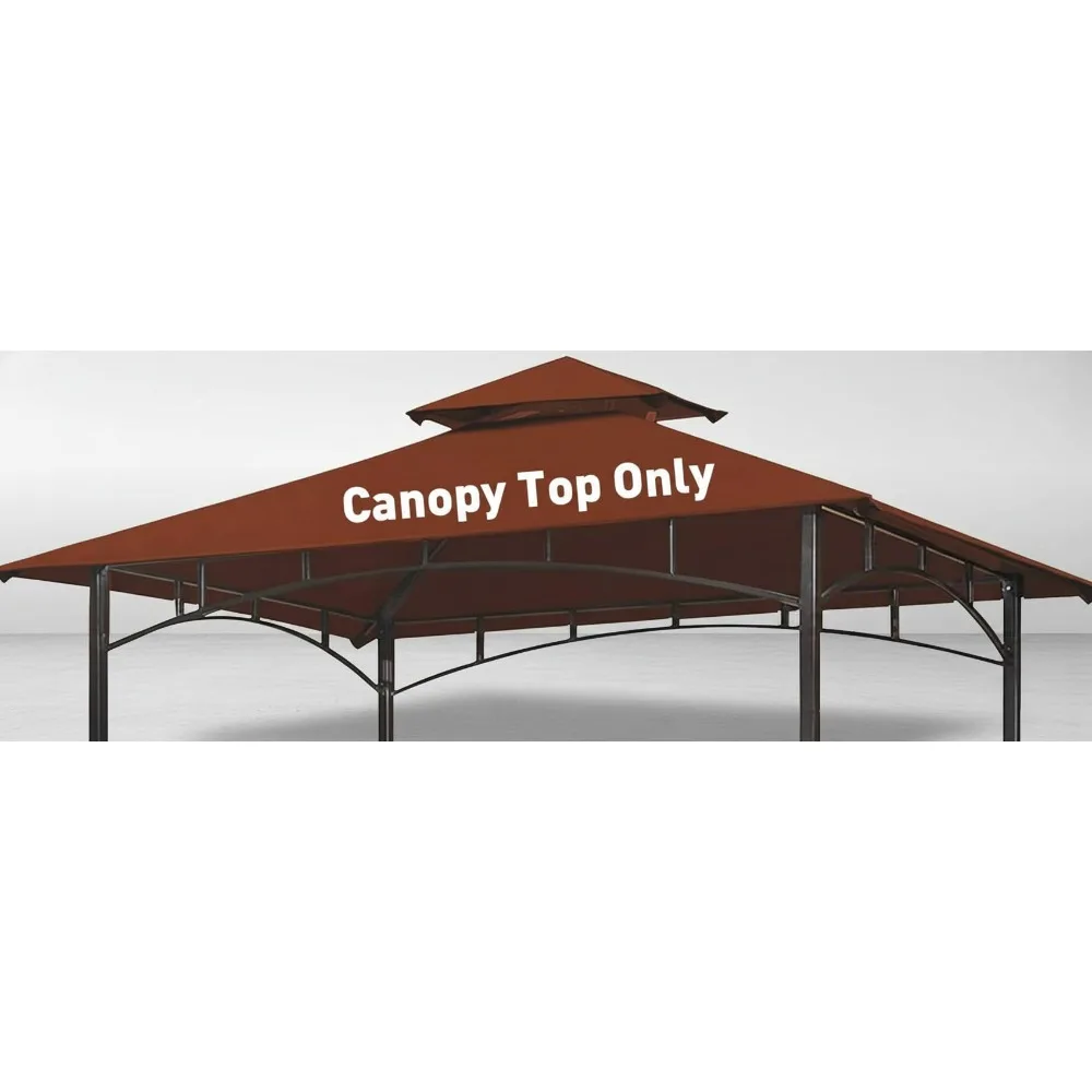 5' x 8' Double Layer Grill Gazebo Canopy Cover, Waterproof BBQ Shelter Roof with Ventilation, Outdoor Cooking Shade
5' x 8' Double Layer Grill Gazebo Canopy Cover, Waterproof BBQ Shelter Roof with Ventilation, Outdoor Cooking Shade