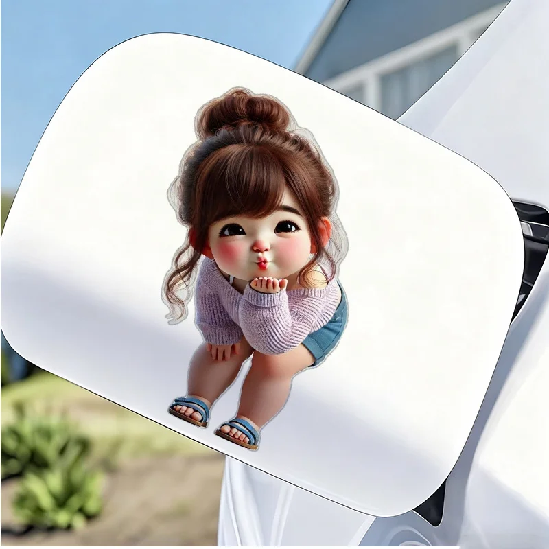 Cute Blowing Kiss Girl Stickers (2Pcs/Set), Waterproof Vinyl Decals for Car Truck Motorcycle Laptop Wall Glass
Cute Blowing Kiss Girl Stickers (2Pcs/Set), Waterproof Vinyl Decals for Car Truck Motorcycle Laptop Wall Glass