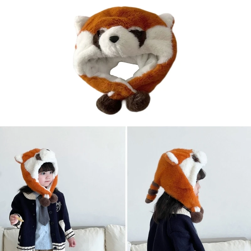 Ear Protection Caps Kids Earflap Hat Winter Windproof Soft Hat for Boy Girl 3-10 Year Warm Caps Lovely Lesser Panda Hat
Ear Protection Caps Kids Earflap Hat Winter Windproof Soft Hat for Boy Girl 3-10 Year Warm Caps Lovely Lesser Panda Hat