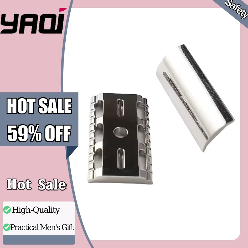 YAQI Thalia 316 Stainless Steel Polished Double Edge Wet Safety Razor Head - Zero Irritation luxury Men's Shaving tool
YAQI Thalia 316 Stainless Steel Polished Double Edge Wet Safety Razor Head - Zero Irritation luxury Men's Shaving tool