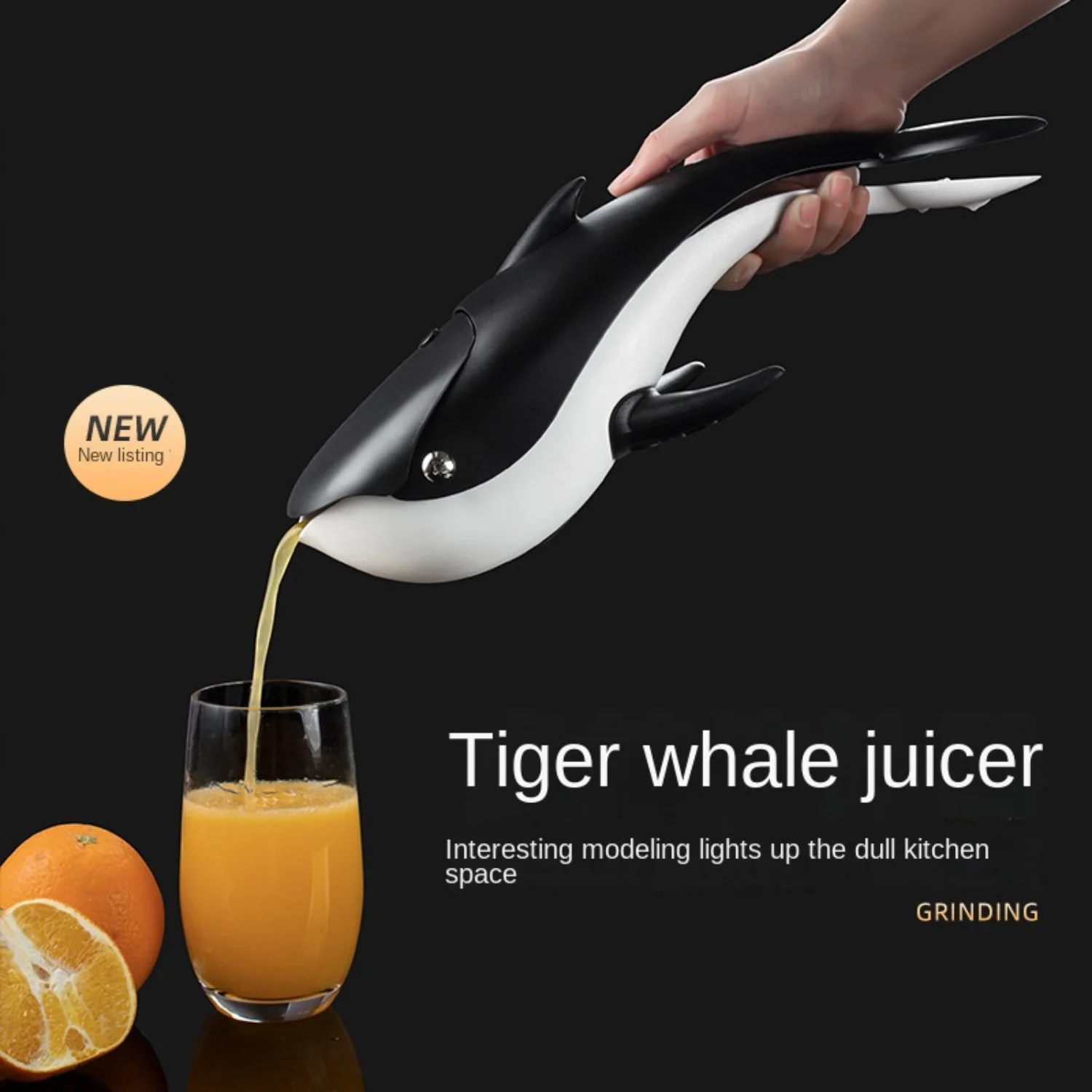 1pc Creative Large Orange Fruit Juicer Manual Lemon Squeezer - Make Fresh Juice Easily
1pc Creative Large Orange Fruit Juicer Manual Lemon Squeezer - Make Fresh Juice Easily