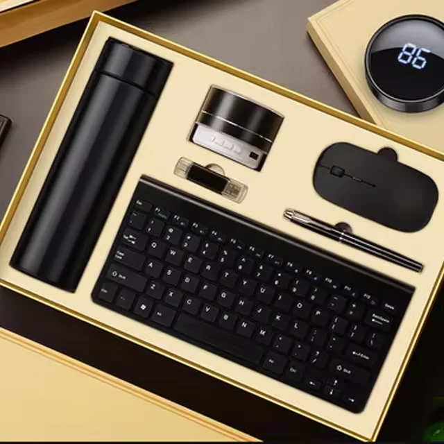 Corporate Gifts Custom Logo Executive 7pcs Mouse Thermos Cup Pen Umbrella Powerbank Keyboard Office Gift Luxurious
Corporate Gifts Custom Logo Executive 7pcs Mouse Thermos Cup Pen Umbrella Powerbank Keyboard Office Gift Luxurious