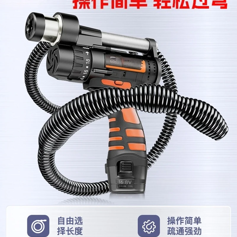 Cleaning Tool 12V Professional Pipe Dredge Machine Electric Drill Sewer Dredger Toilet Drain Clogging
Cleaning Tool 12V Professional Pipe Dredge Machine Electric Drill Sewer Dredger Toilet Drain Clogging