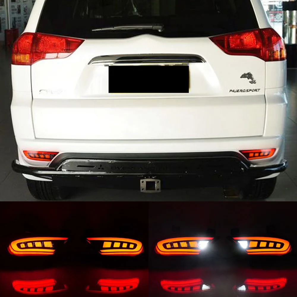For Mitsubishi 13-15 Pajero Jingchang rear bumper lights, brake turn signals, flowing reverse rear fog lights
For Mitsubishi 13-15 Pajero Jingchang rear bumper lights, brake turn signals, flowing reverse rear fog lights