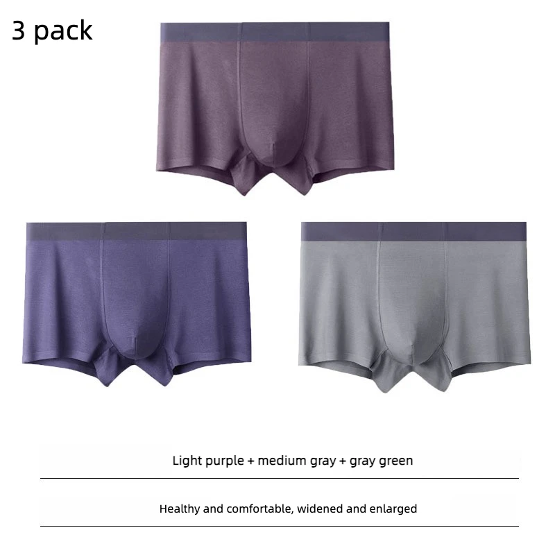 3Pcs Men Modal Boxer Briefs Thin Soft Breathable Underwear Plus Size L‑6XL For 45‑130KG Male Homme Panties Comfort Underpants
3Pcs Men Modal Boxer Briefs Thin Soft Breathable Underwear Plus Size L‑6XL For 45‑130KG Male Homme Panties Comfort Underpants