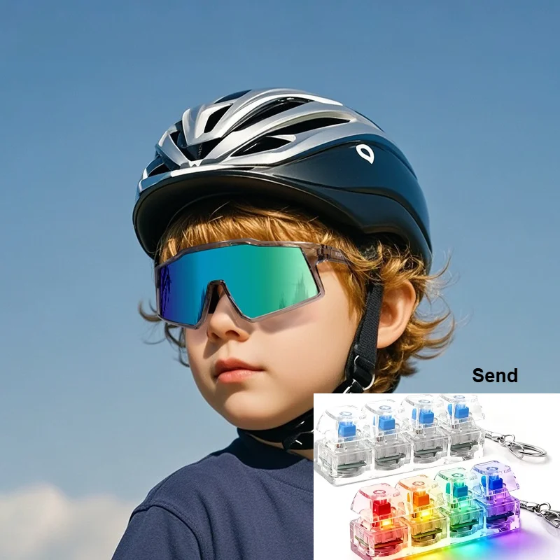 Children's Polarized Cycling Glasses, Youth Sports Outdoor Cycling Goggles, Windproof and Uv-Resistant
Children's Polarized Cycling Glasses, Youth Sports Outdoor Cycling Goggles, Windproof and Uv-Resistant